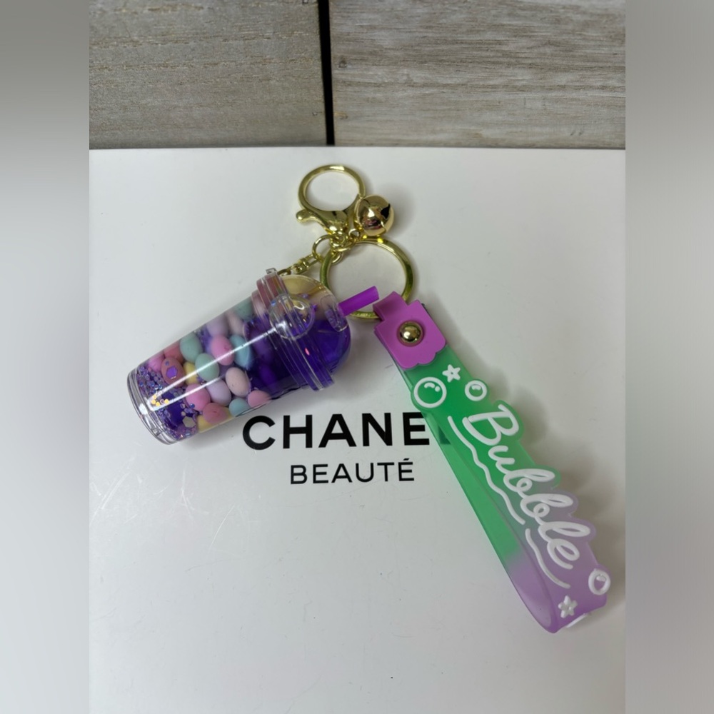 Boutique New Bubble Tea Cute Bag charm and keychain